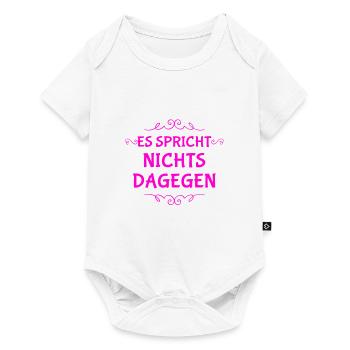geht klar - Baby Premium Kurzarmbody - Weiß - Vorne