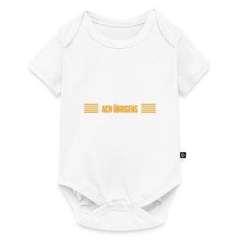 ach übrigens - Baby Premium Kurzarmbody - Weiß - Vorne