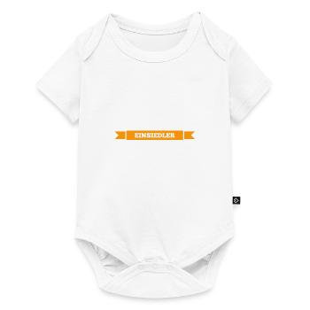 ich lebe allein - Baby Premium Kurzarmbody - Weiß - Vorne