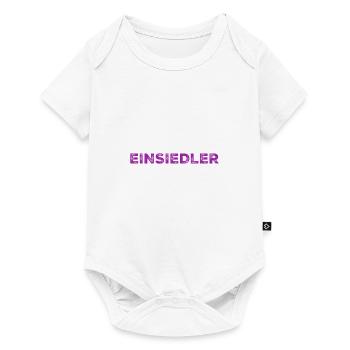 vor dir steht ein Einsiedler - Baby Premium Kurzarmbody - Weiß - Vorne