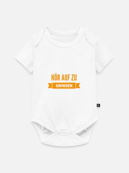 lass das lachen - Baby Premium Kurzarmbody - Weiß