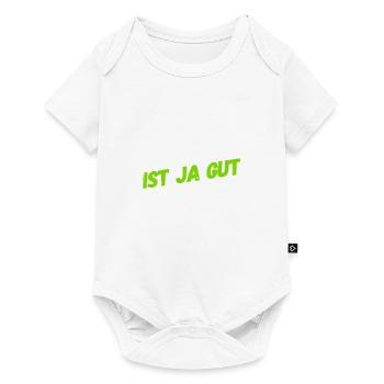 bleib locker - Baby Premium Kurzarmbody - Weiß - Vorne