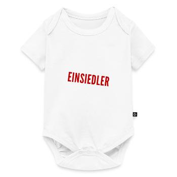 ich lebe gerne ruhig - Baby Premium Kurzarmbody - Weiß - Vorne