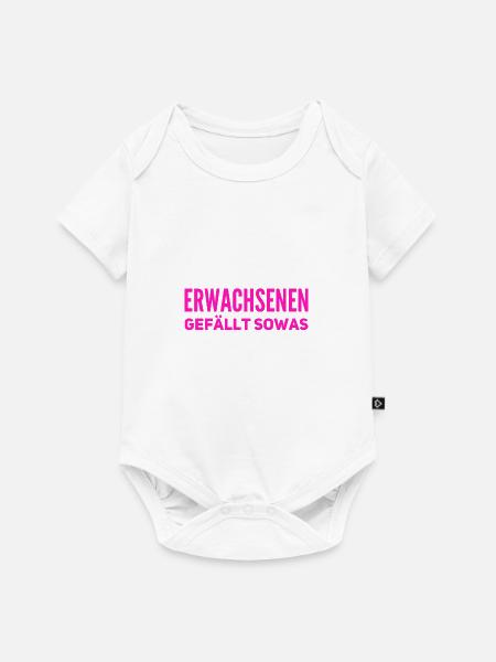 endlich was für Erwachsene - Baby Premium Kurzarmbody - Weiß