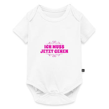 ich hau ab - Baby Premium Kurzarmbody - Weiß - Vorne