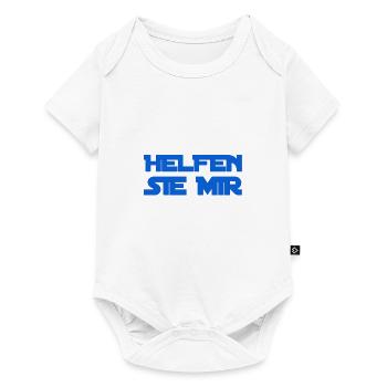ich brauche Unterstützung - Baby Premium Kurzarmbody - Weiß - Vorne