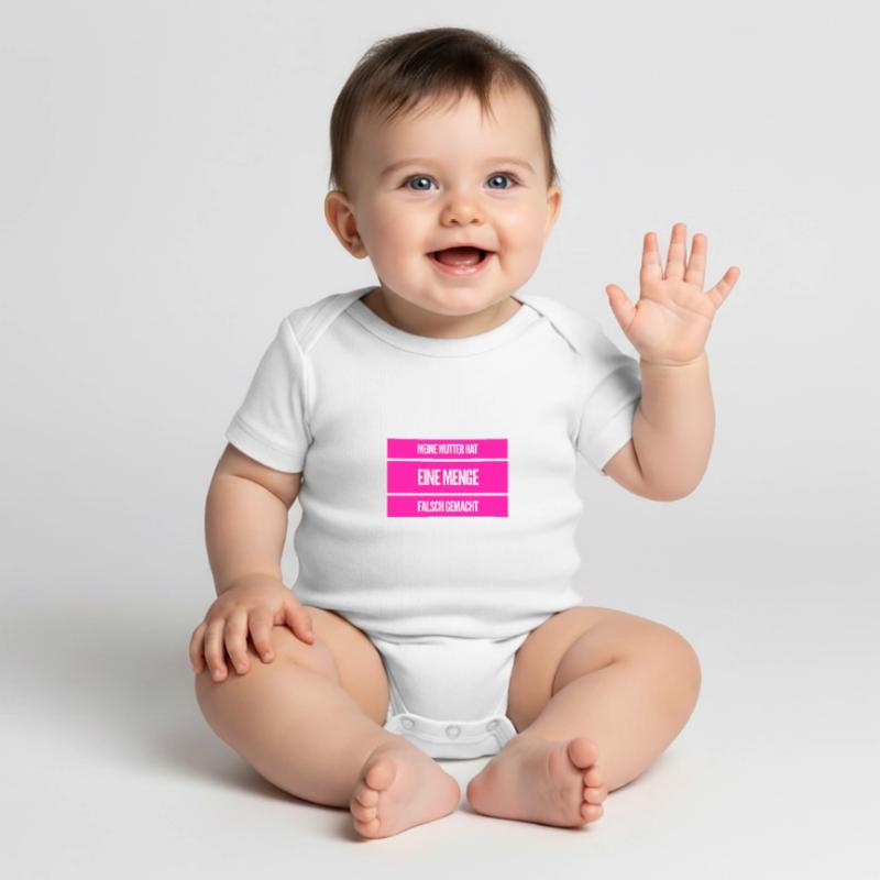 Fehler einer Mutter Baby Premium Kurzarmbody