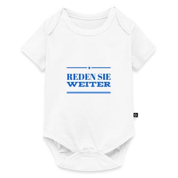 ich höre ihnen gerne zu - Baby Premium Kurzarmbody - Weiß - Vorne
