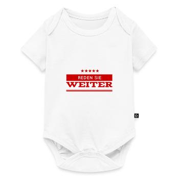 was sie sagen ist interessant - Baby Premium Kurzarmbody - Weiß - Vorne
