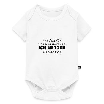 die Wette gilt - Baby Premium Kurzarmbody - Weiß - Vorne