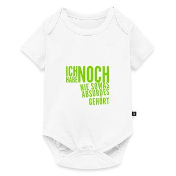 das ist nicht zu glauben - Baby Premium Kurzarmbody - Weiß - Vorne