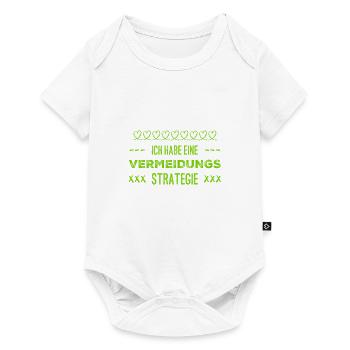 vermeiden geht immer - Baby Premium Kurzarmbody - Weiß - Vorne