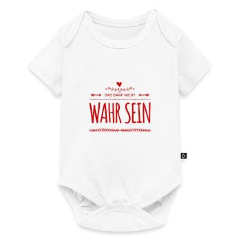 es ist nicht zu glauben - Baby Premium Kurzarmbody - Weiß - Vorne
