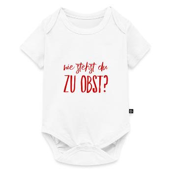 Obst gefällig? - Baby Premium Kurzarmbody - Weiß - Vorne