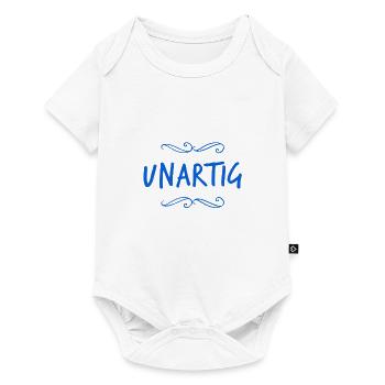 ich bin gern unartig - Baby Premium Kurzarmbody - Weiß - Vorne