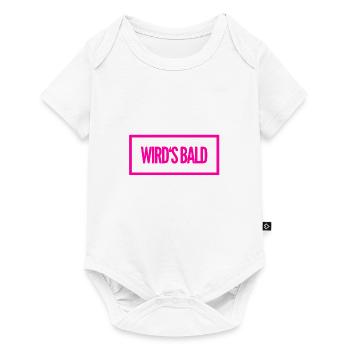 mach hin - Baby Premium Kurzarmbody - Weiß - Vorne