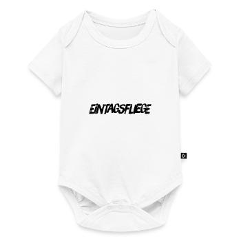 kurz berühmt - Baby Premium Kurzarmbody - Weiß - Vorne