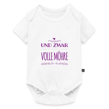 na logisch - Baby Premium Kurzarmbody - Weiß - Vorne