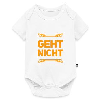 es geht nicht - Baby Premium Kurzarmbody - Weiß - Vorne