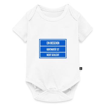 ich mag es kontinuierlich - Baby Premium Kurzarmbody - Weiß - Vorne