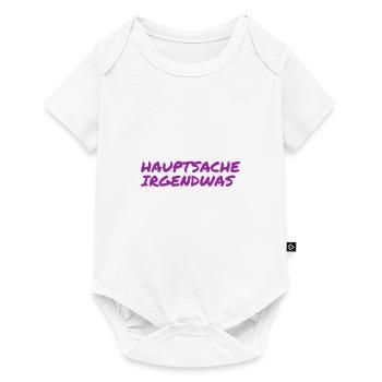 irgendwas reicht aus - Baby Premium Kurzarmbody - Weiß - Vorne
