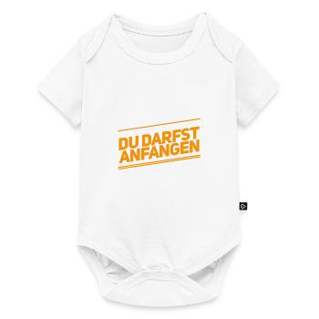 leg los - Baby Premium Kurzarmbody - Weiß - Vorne