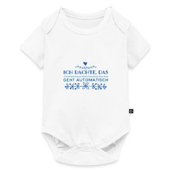 da lag ich falsch - Baby Premium Kurzarmbody - Weiß - Vorne