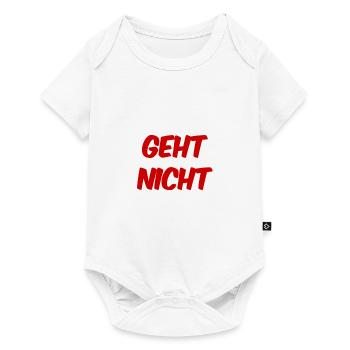 ich kann nicht - Baby Premium Kurzarmbody - Weiß - Vorne