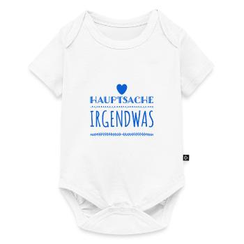 irgendwas reicht - Baby Premium Kurzarmbody - Weiß - Vorne