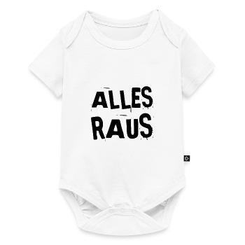 ich schmeiße euch alle raus - Baby Premium Kurzarmbody - Weiß - Vorne