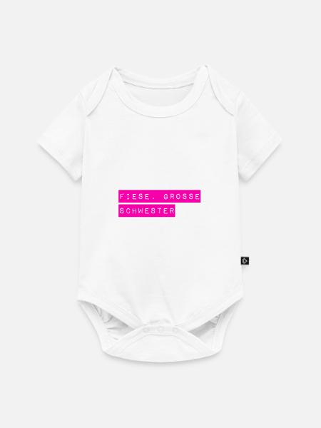 ich bin fies - Baby Premium Kurzarmbody - Weiß