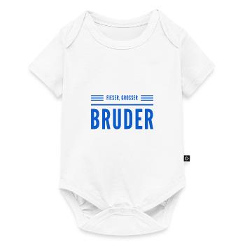 fieser, großer Bruder - Baby Premium Kurzarmbody - Weiß - Vorne