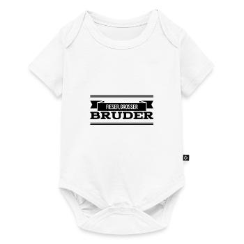 ich bin der große Bruder - Baby Premium Kurzarmbody - Weiß - Vorne