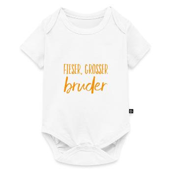 der ältere Bruder - Baby Premium Kurzarmbody - Weiß - Vorne