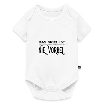 das Spiel geht ewig - Baby Premium Kurzarmbody - Weiß - Vorne