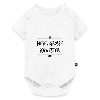 meine fiese Schwester ist groß - Baby Premium Kurzarmbody - Weiß - Vorne