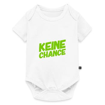 du bist chancenlos - Baby Premium Kurzarmbody - Weiß - Vorne