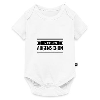 meiner Meinung nach - Baby Premium Kurzarmbody - Weiß - Vorne