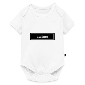 ich finde es schön - Baby Premium Kurzarmbody - Weiß - Vorne