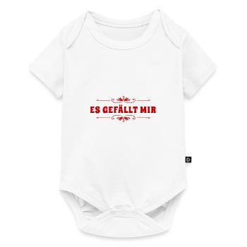 ich finde es spitze - Baby Premium Kurzarmbody - Weiß - Vorne