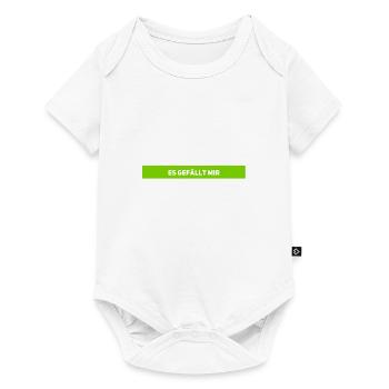 ich finde es super - Baby Premium Kurzarmbody - Weiß - Vorne