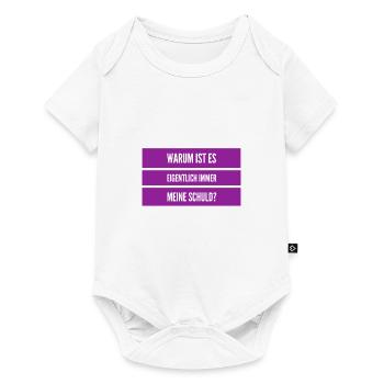 so sieht ein Sündenbock aus - Baby Premium Kurzarmbody - Weiß - Vorne