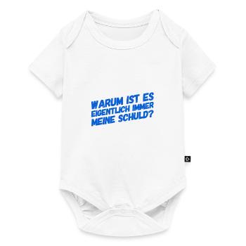 vor dir steht der Sündenbock - Baby Premium Kurzarmbody - Weiß - Vorne