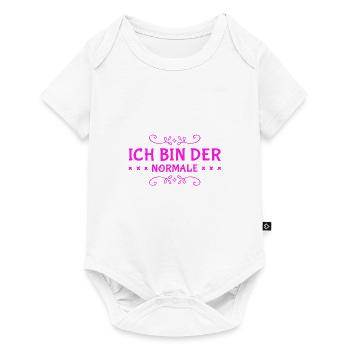 ich bin völlig normal - Baby Premium Kurzarmbody - Weiß - Vorne