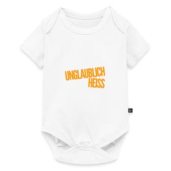 unglaublich heiss - Baby Premium Kurzarmbody - Weiß - Vorne