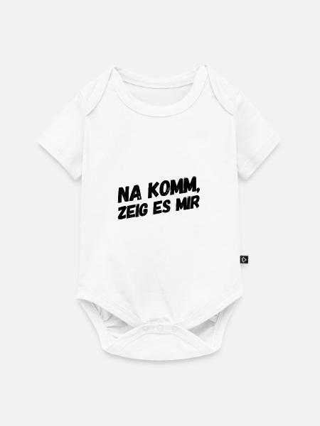 lass sehen - Baby Premium Kurzarmbody - Weiß