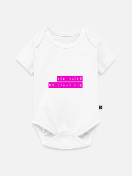 das mache ich nicht - Baby Premium Kurzarmbody - Weiß