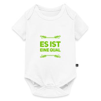 wie mühselig - Baby Premium Kurzarmbody - Weiß - Vorne
