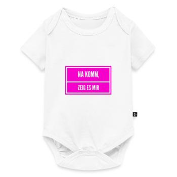 zeig her - Baby Premium Kurzarmbody - Weiß - Vorne