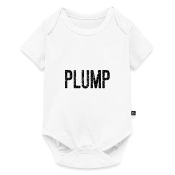 schwerfällig - Baby Premium Kurzarmbody - Weiß - Vorne